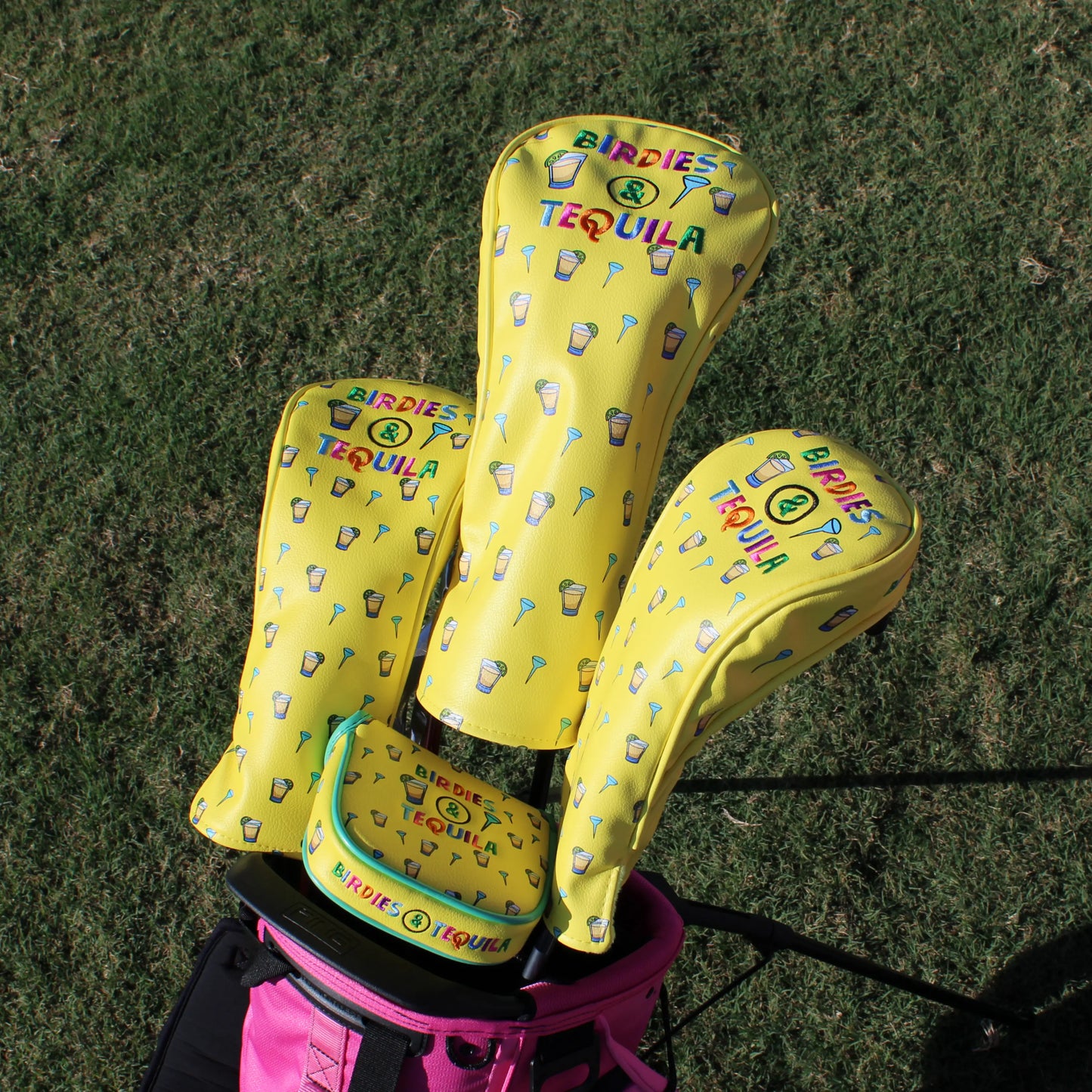 Birdies & Tequila - Mallet Putter Head Cover