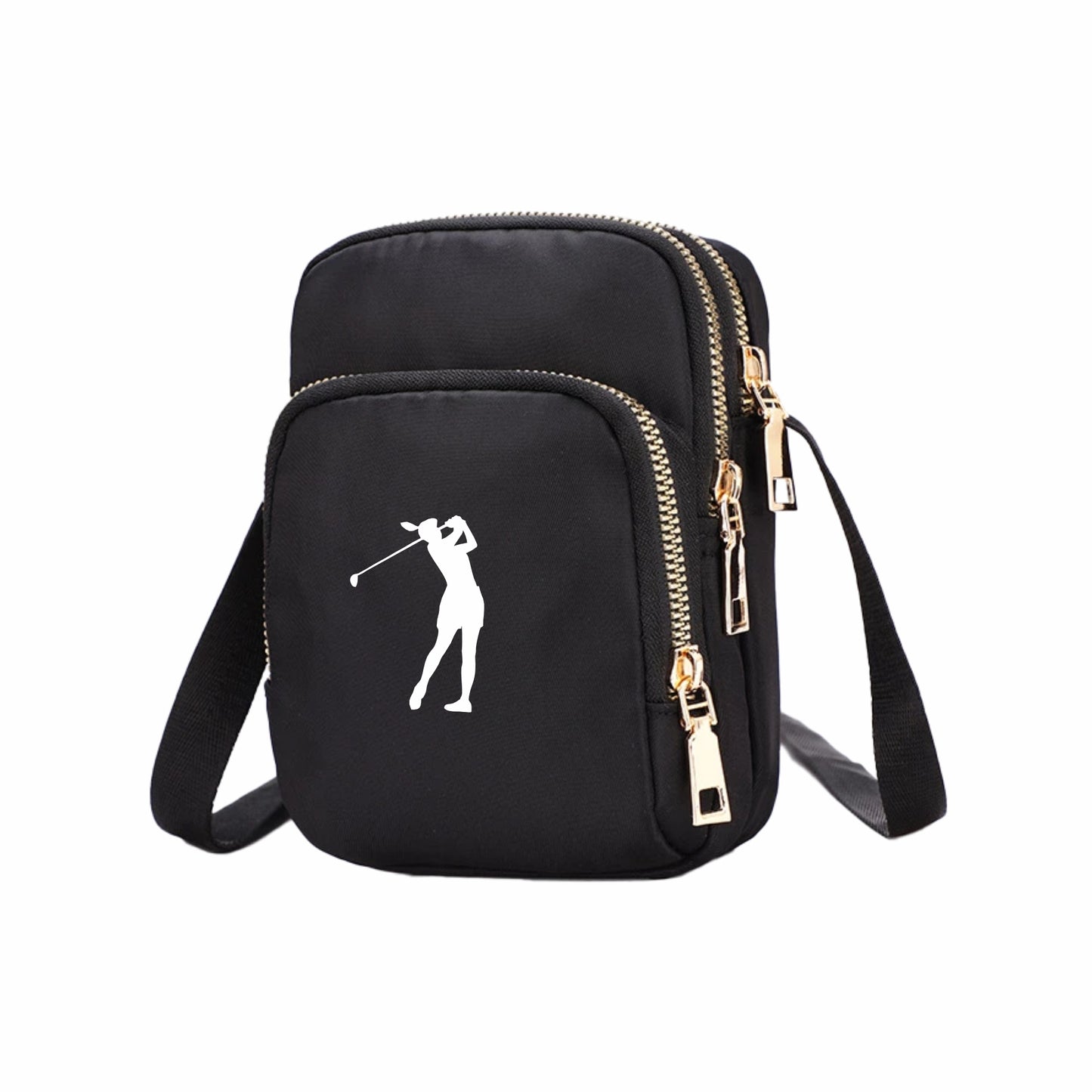 Nylon Crossbody Bag - Black (22)