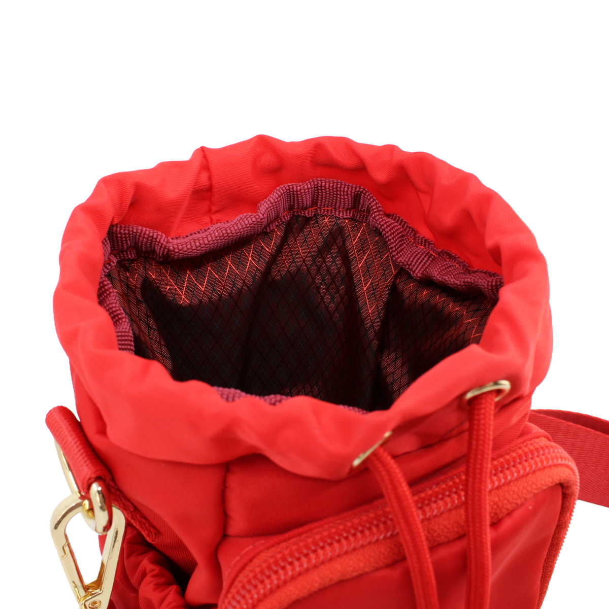 Crossbody Bottle Bag - Club Red