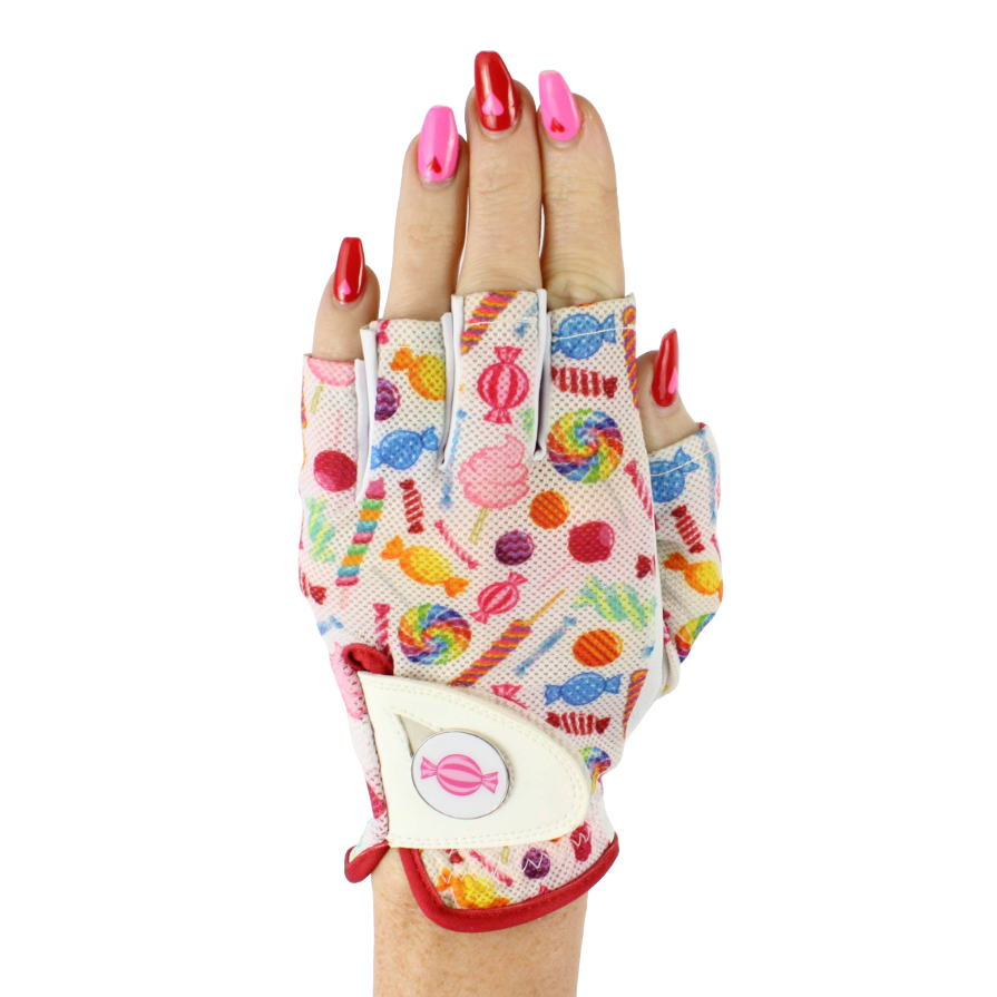 Candy Half Finger - Ladies Golf Glove