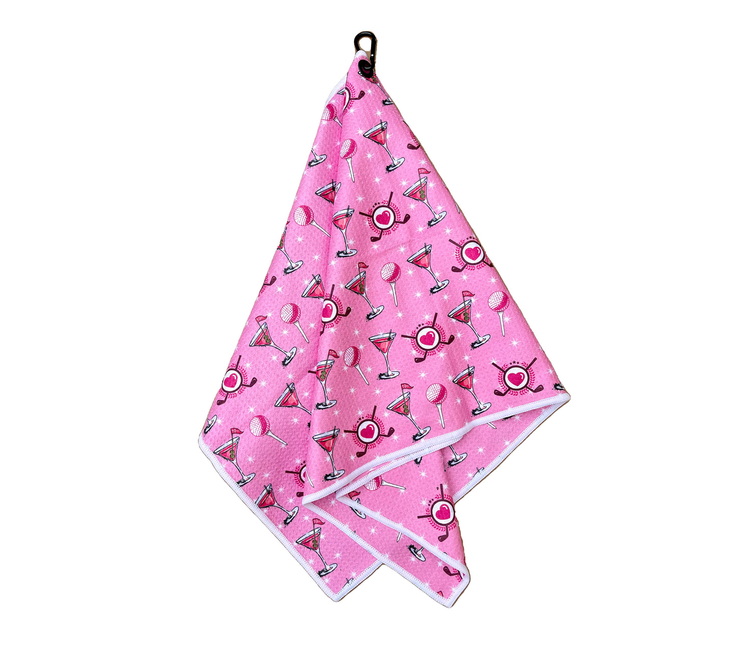 Printed Microfiber Golf Towel - Cosmo