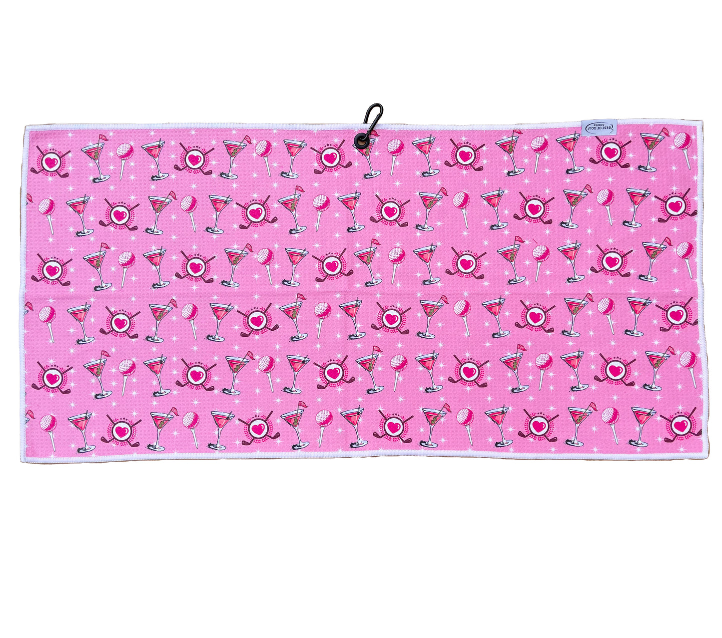 Printed Microfiber Golf Towel - Cosmo