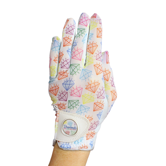 Diamonds -  Ladies Golf Glove