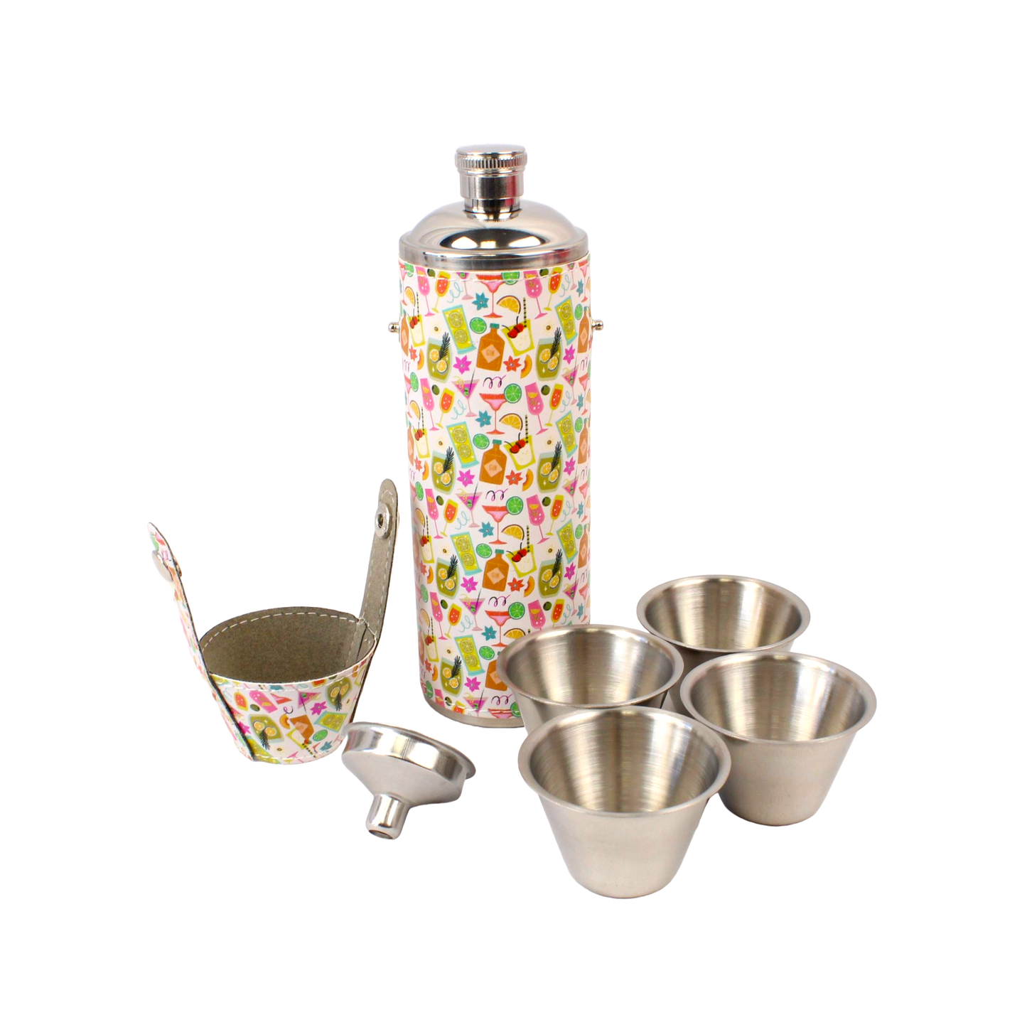 FORE Shot Flask with Shot Glasses - Group Therapy