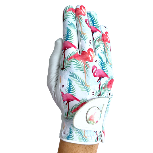 Flamingo - Right -  Ladies Golf Glove