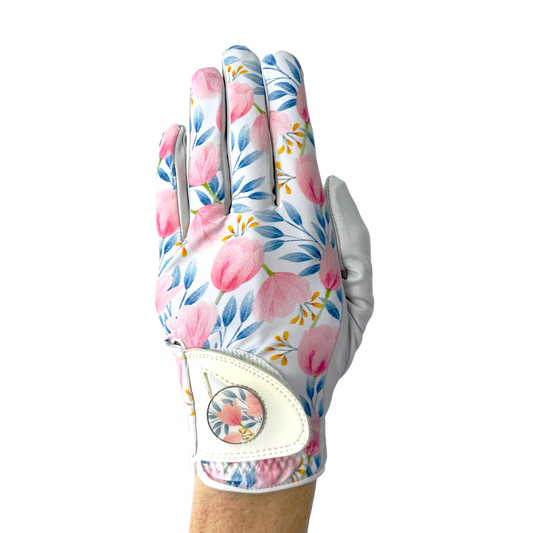 Flowers -  Ladies Golf Glove