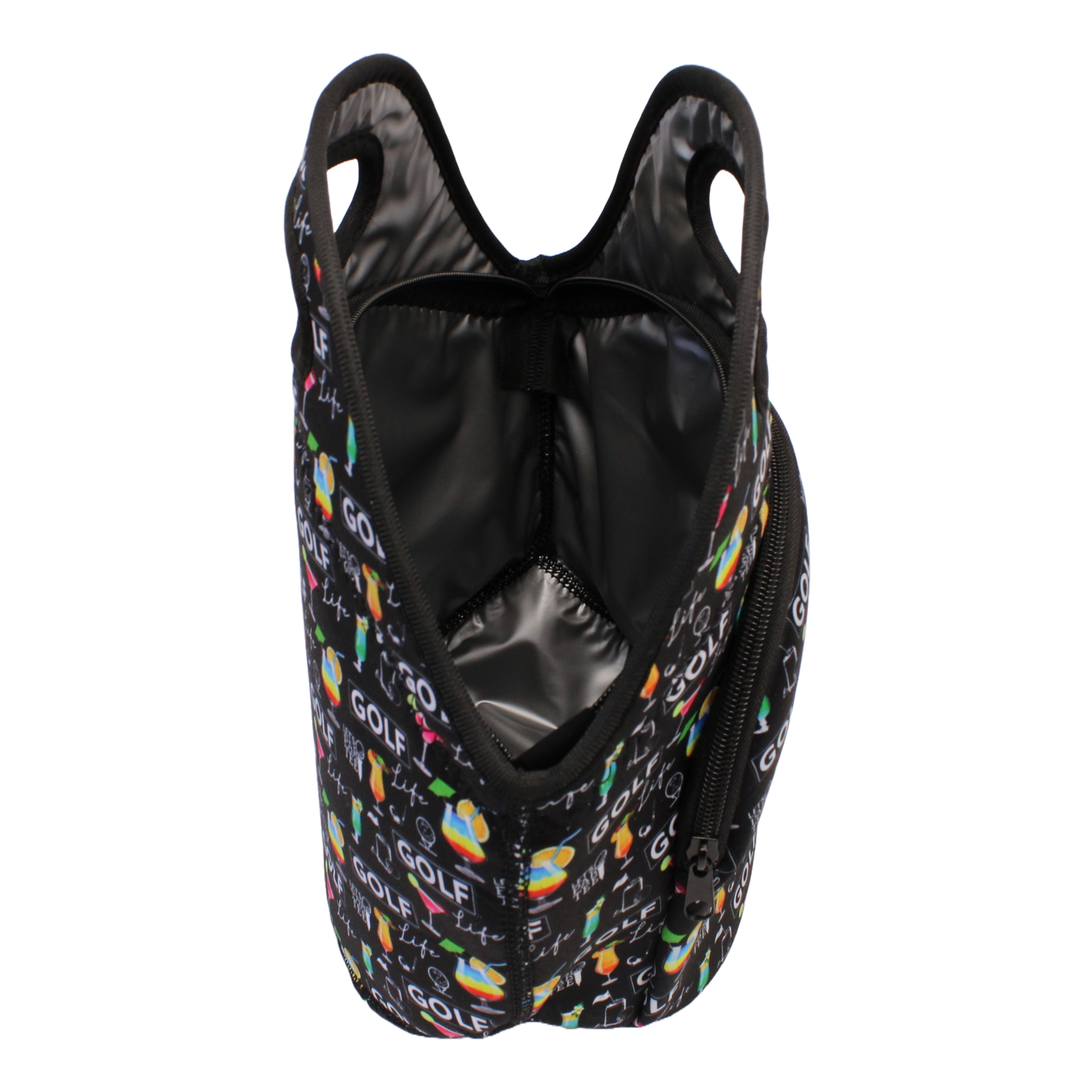 Neoprene Lunch Bag with Pocket - Golfaholic