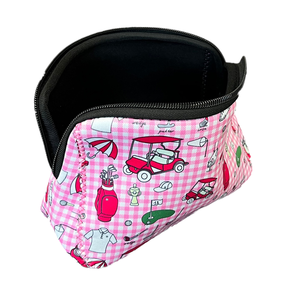 Neoprene Cosmetic Pouch - Ladies Day Out (Pink)