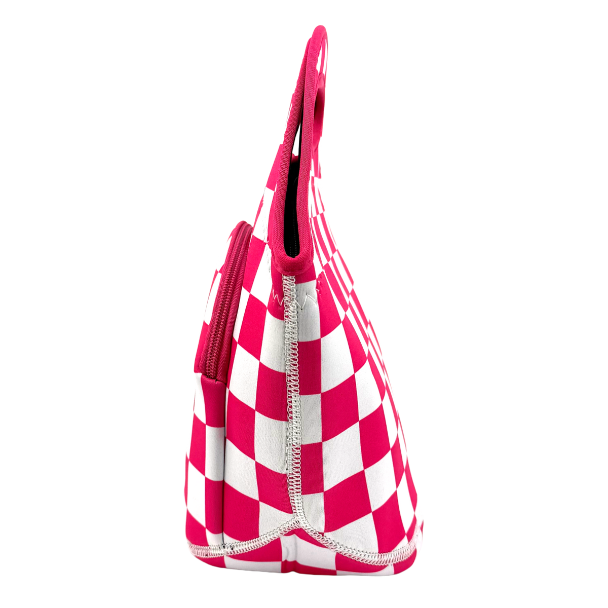 Neoprene Lunch Bag with Pocket - Par-Fect Pink