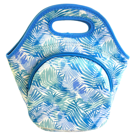 Neoprene Lunch Bag with Pocket - Palm Breeze (Available Oct 2025)