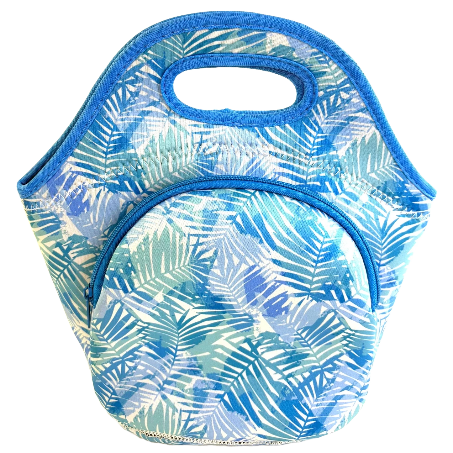 Neoprene Lunch Bag with Pocket - Palm Breeze