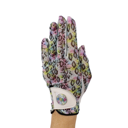 Rainbow Python -  Ladies Golf Glove
