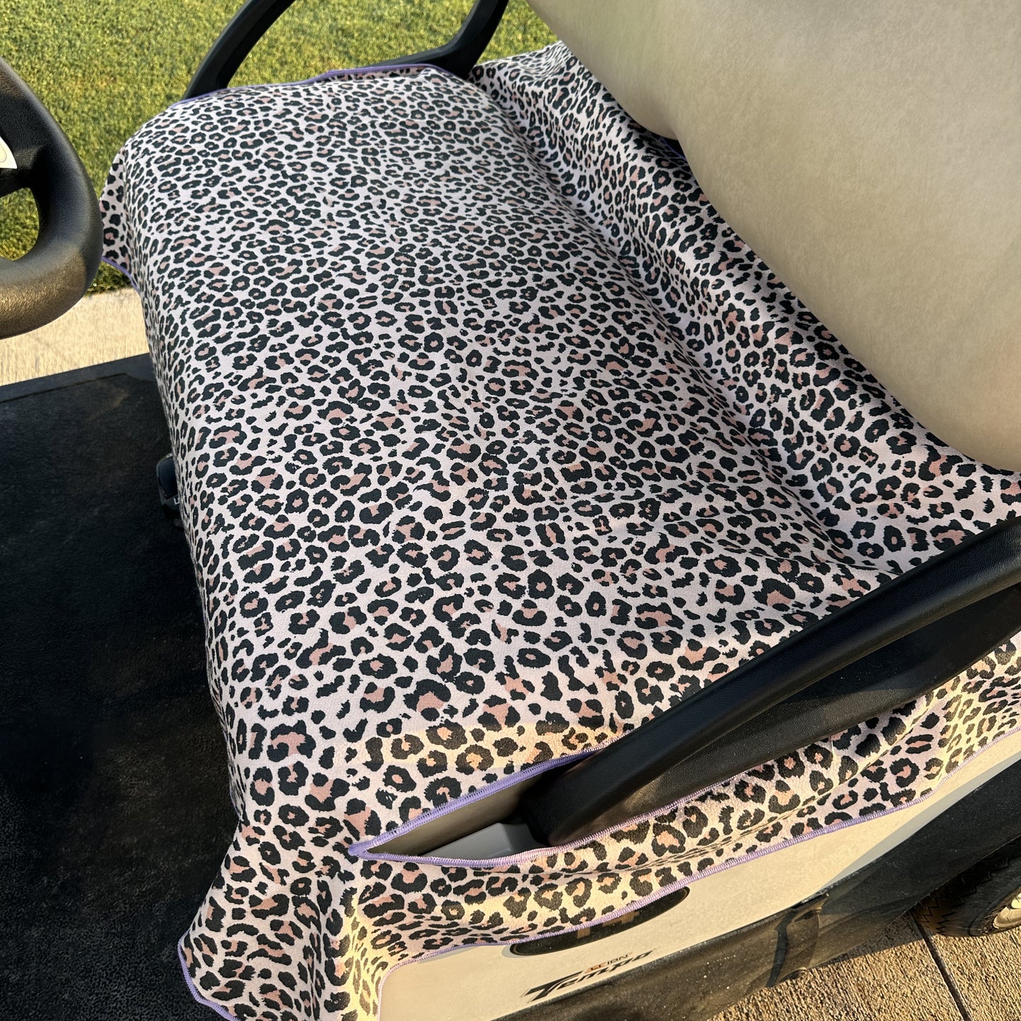 **AVAILABLE 10/1 ** Golf Cart Seat Cover - Jungle Fairway