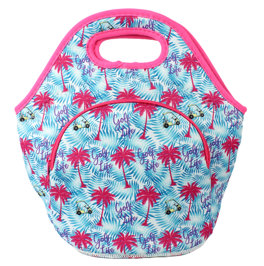 Neoprene Lunch Bag with Pocket - Golf Life