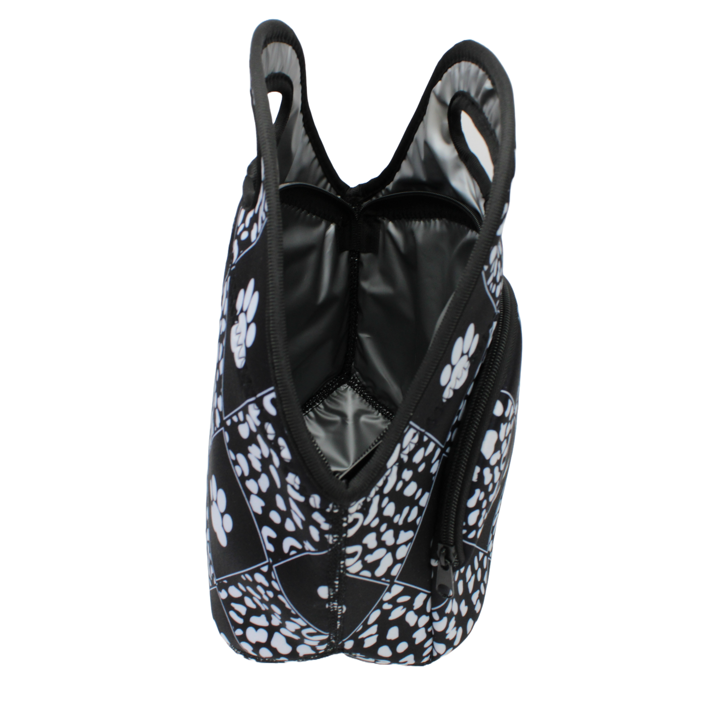 Neoprene Lunch Bag with Pocket - Paws