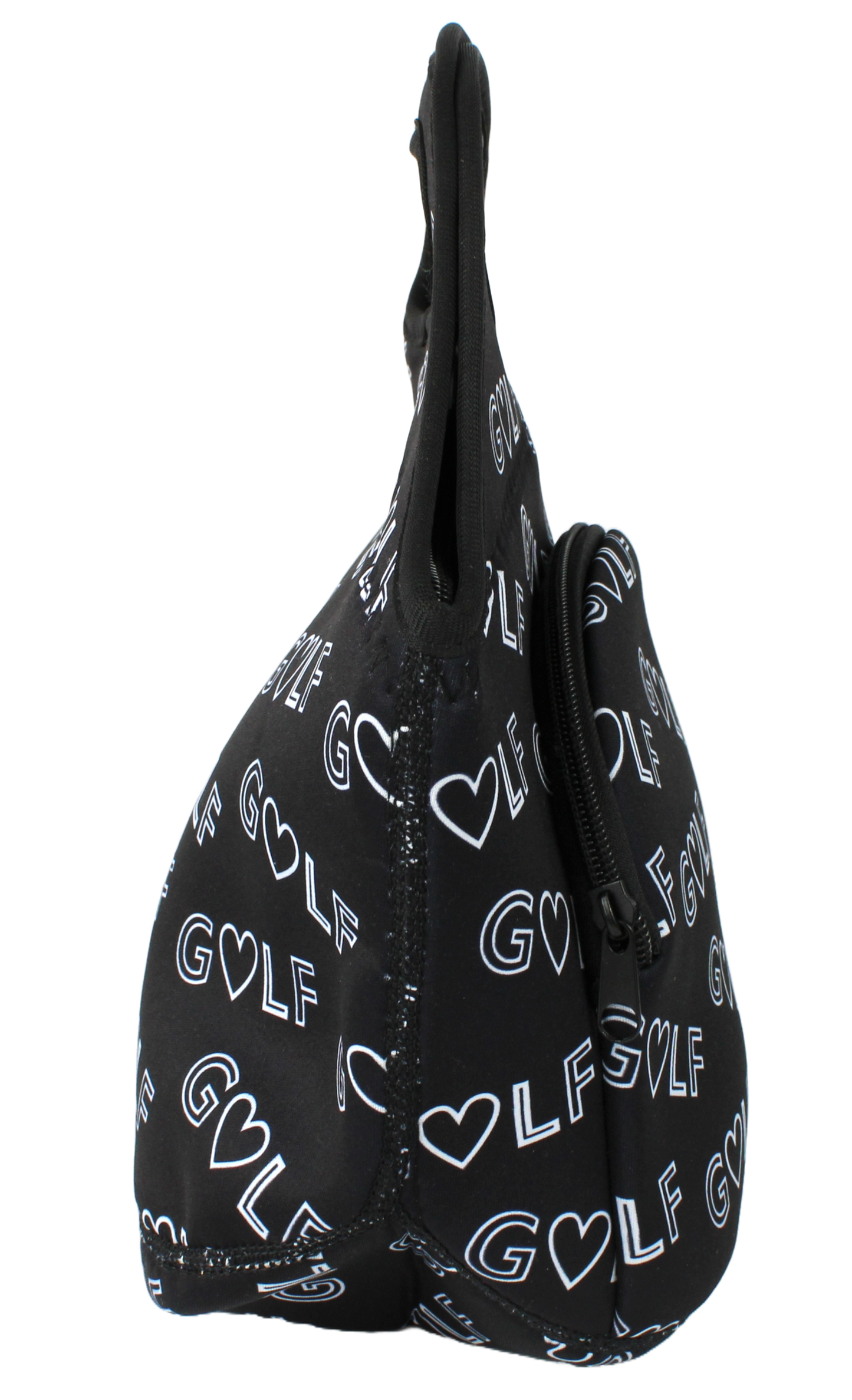 Neoprene Lunch Bag with Pocket - Love Golf