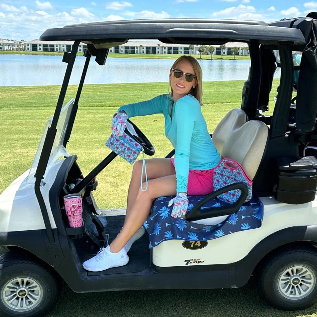 Neoprene Lunch Bag with Pocket - Golf Life