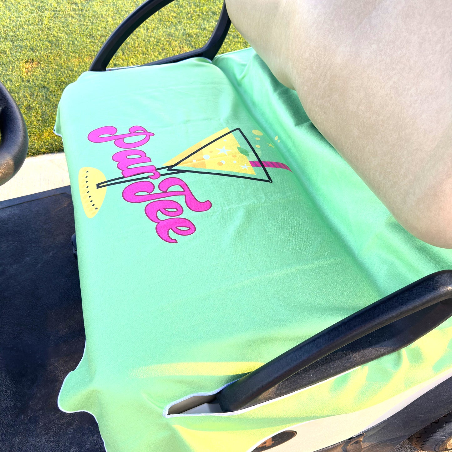 **AVAILABLE 10/1 ** Golf Cart Seat Cover - Ultimate ParTee Time