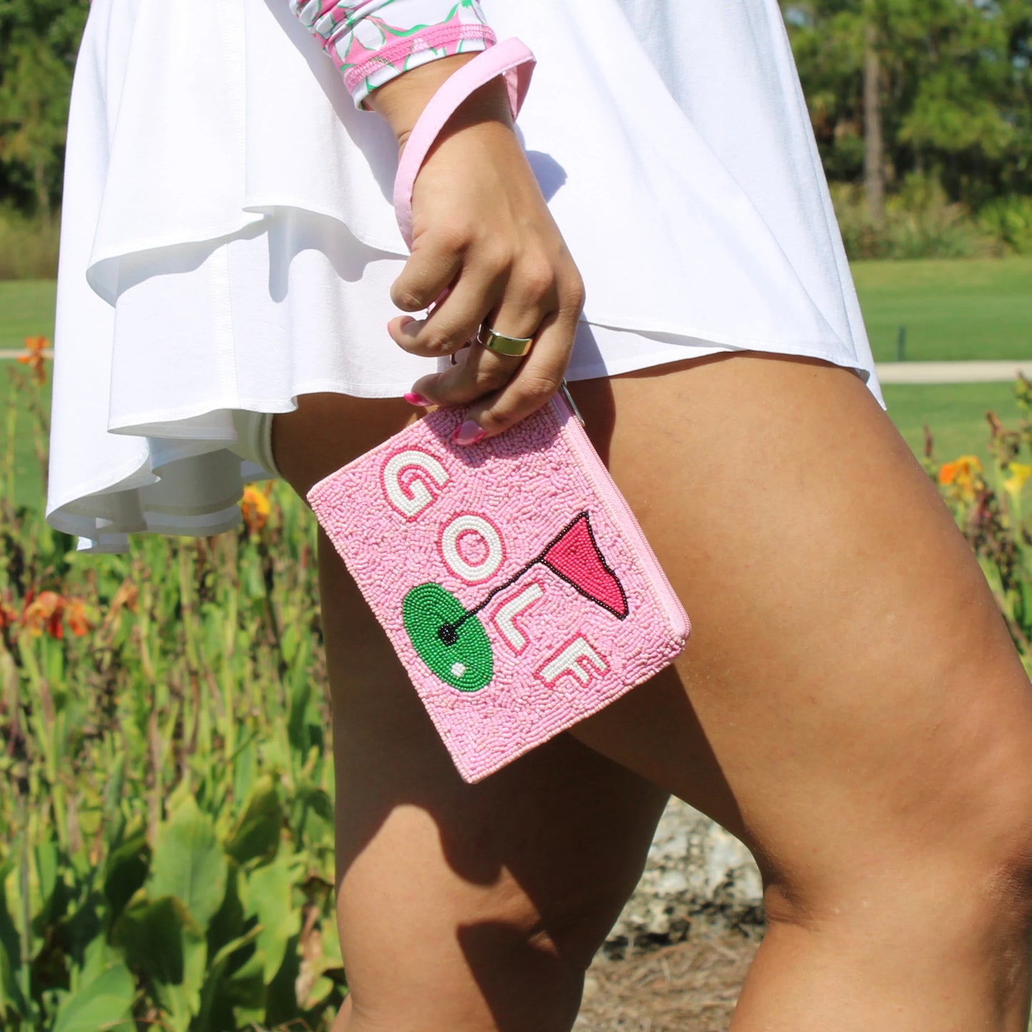 Pink "GOLF" Beaddie