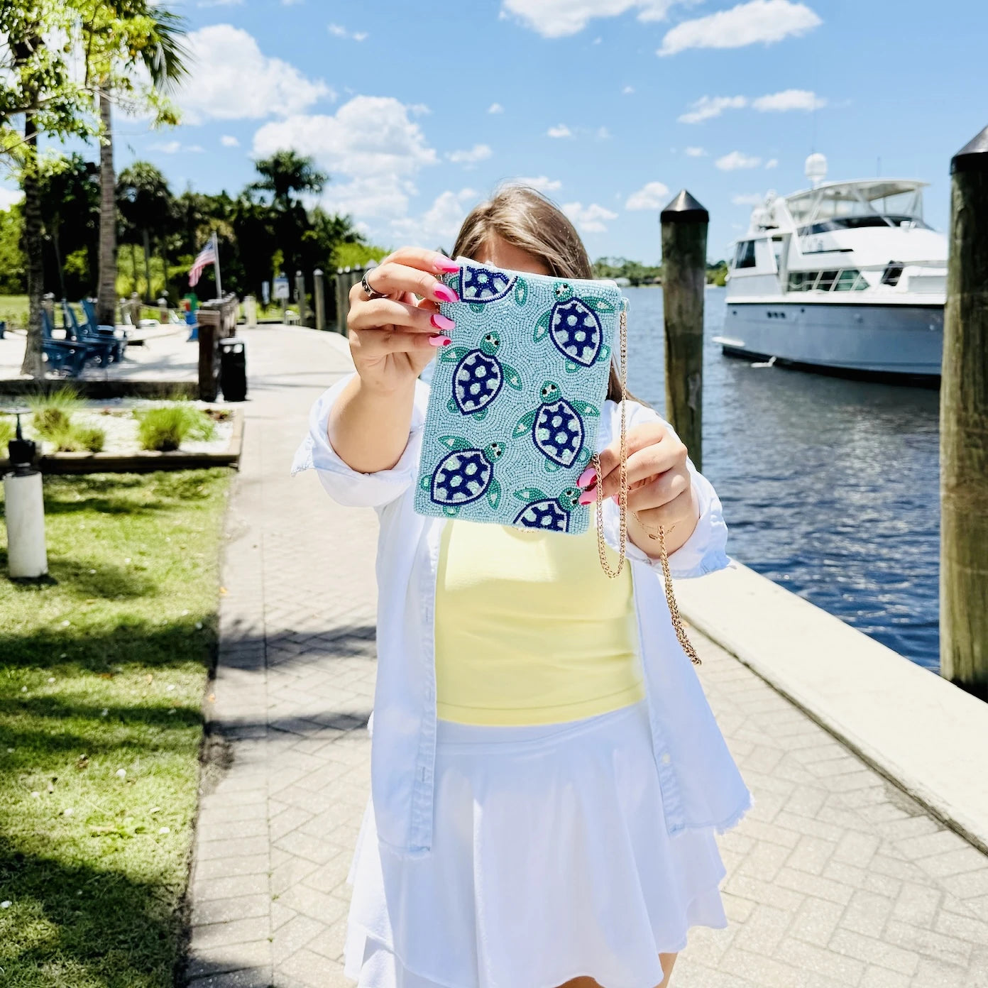 Sea Turtles - Beaddie Phone Bag