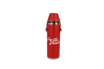 FORE Shot Flask with Shot Glasses - Red