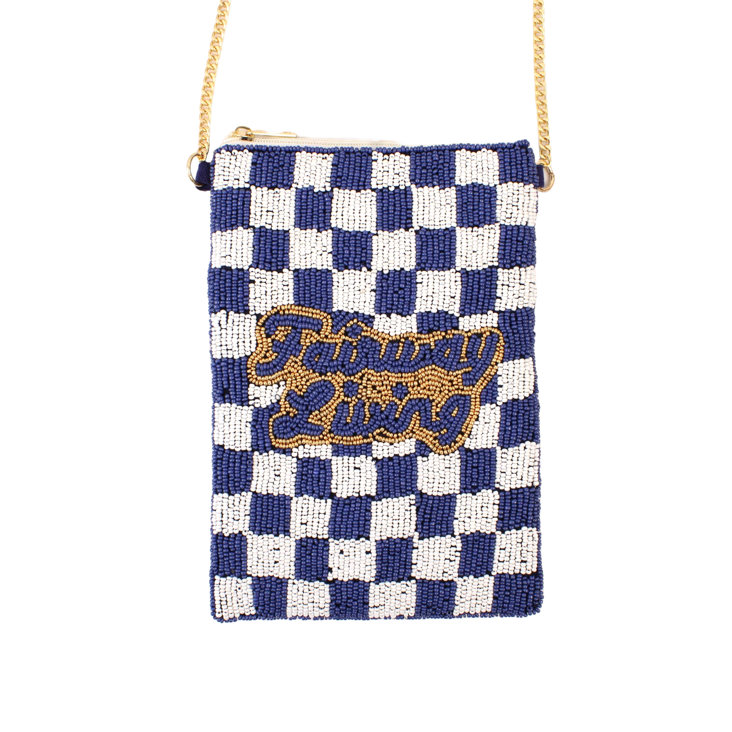 Fairway Living (Blue) - Beaddie Phone Bag