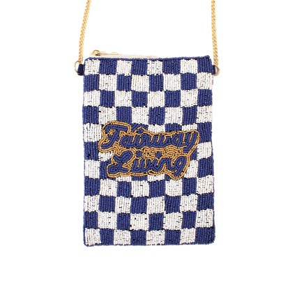 Fairway Living (Blue) - Beaddie Phone Bag