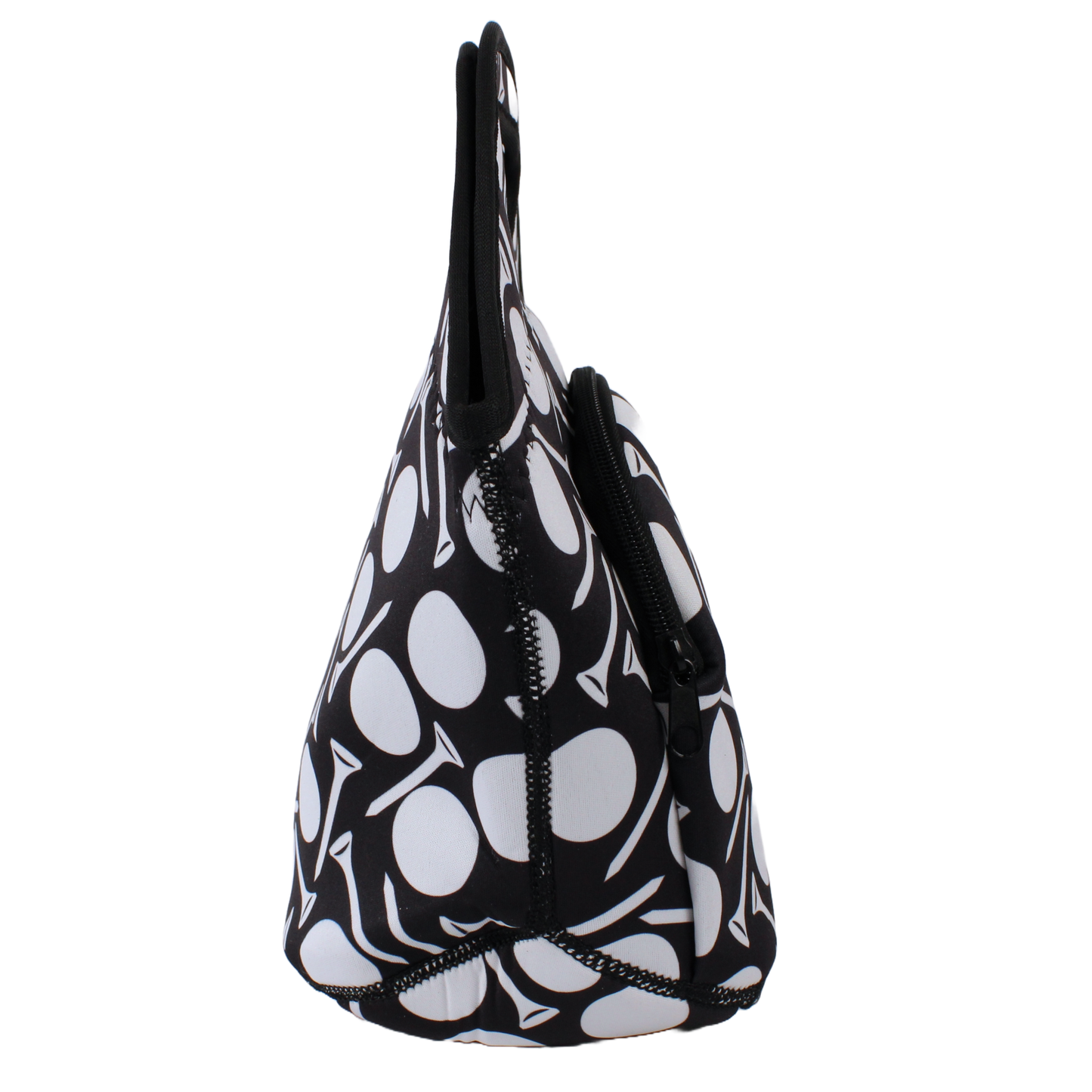 Neoprene Lunch Bag with Pocket - Ball & Tee