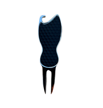 Bottle Opener Divot Repair Tool - Black