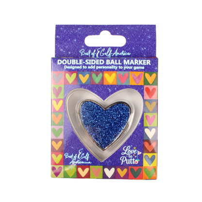 Blue Birdie Putt - Love to Putt Ball Marker