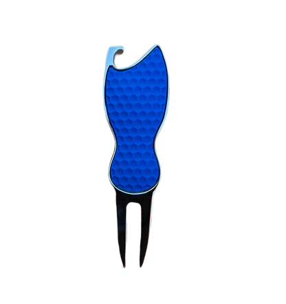 Bottle Opener Divot Repair Tool - Blue