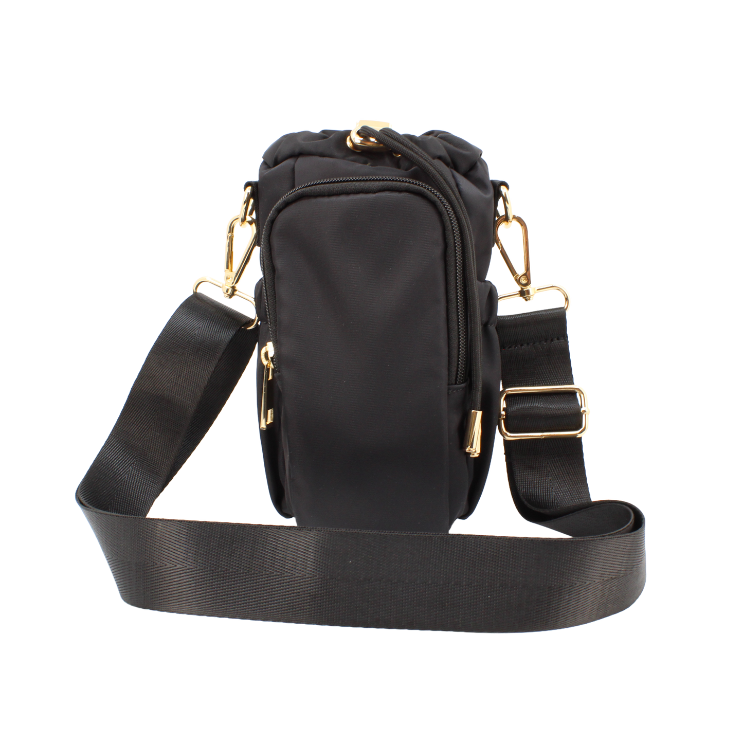 Crossbody Bottle Bag - Black