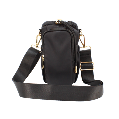 Crossbody Bottle Bag - Black