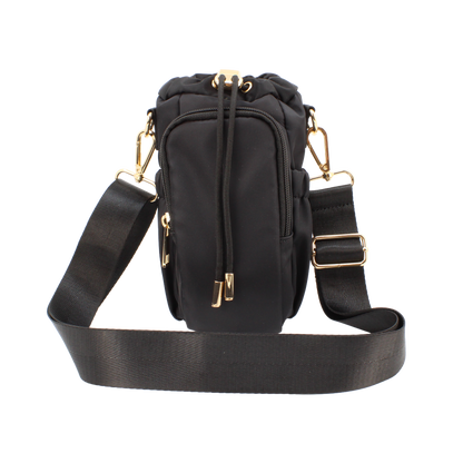 Crossbody Bottle Bag - Black