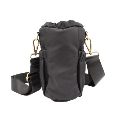 Crossbody Bottle Bag - Black