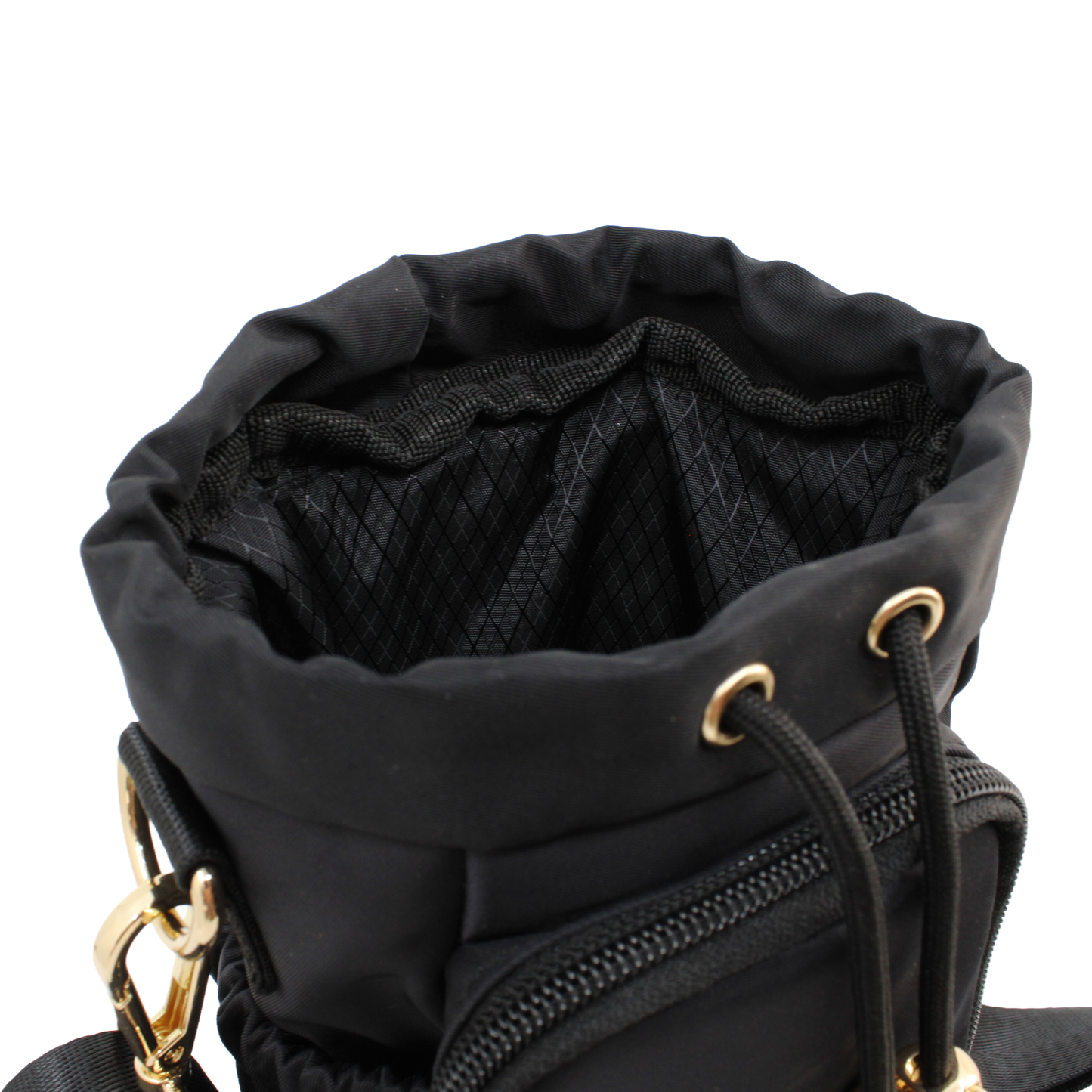 Crossbody Bottle Bag - Black