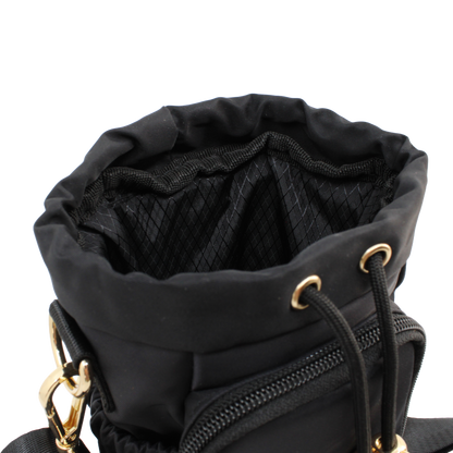 Crossbody Bottle Bag - Black