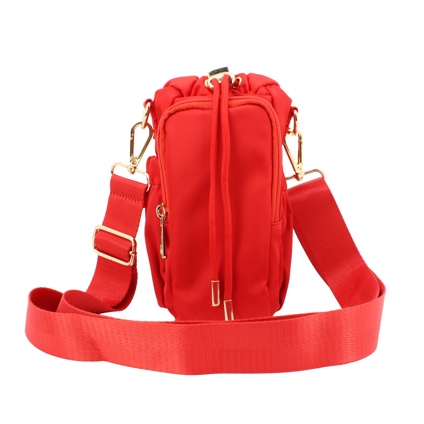 Crossbody Bottle Bag - Club Red
