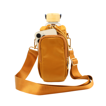 Crossbody Bottle Bag - Desert Sand