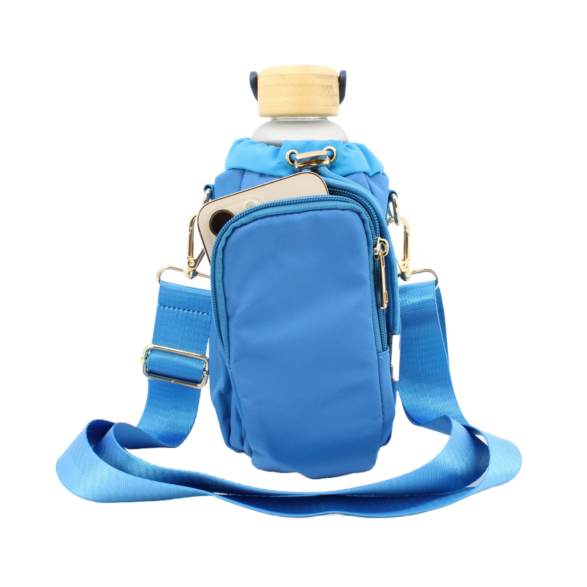 Crossbody Bottle Bag - Estate Blue