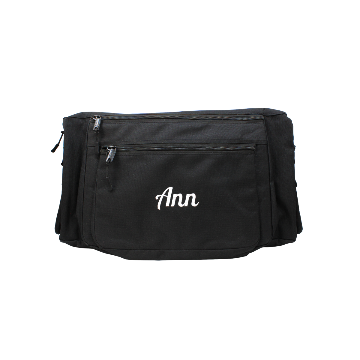 Cart Caddy with Embroidered Name - Black