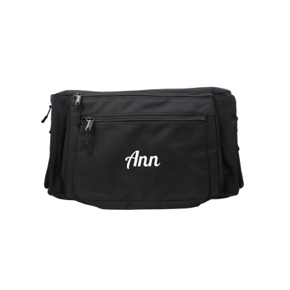 Cart Caddy with Embroidered Name - Black