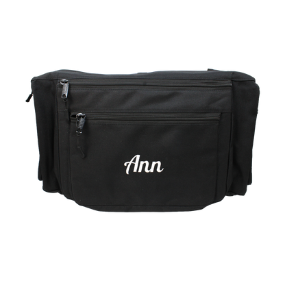 Cart Caddy with Embroidered Name - Black