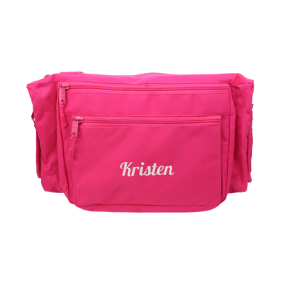 Cart Caddy with Embroidered Name - Pink