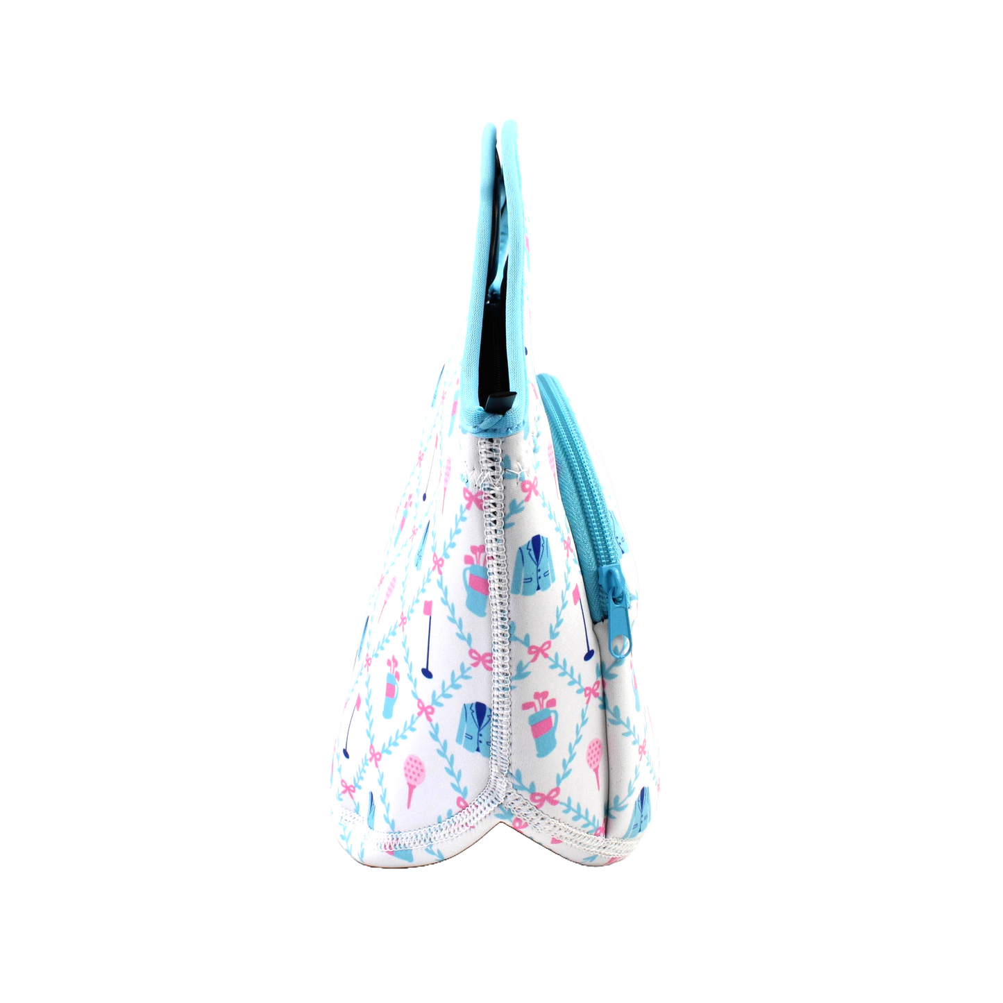 Neoprene Lunch Bag with Pocket - Clubhouse Classic