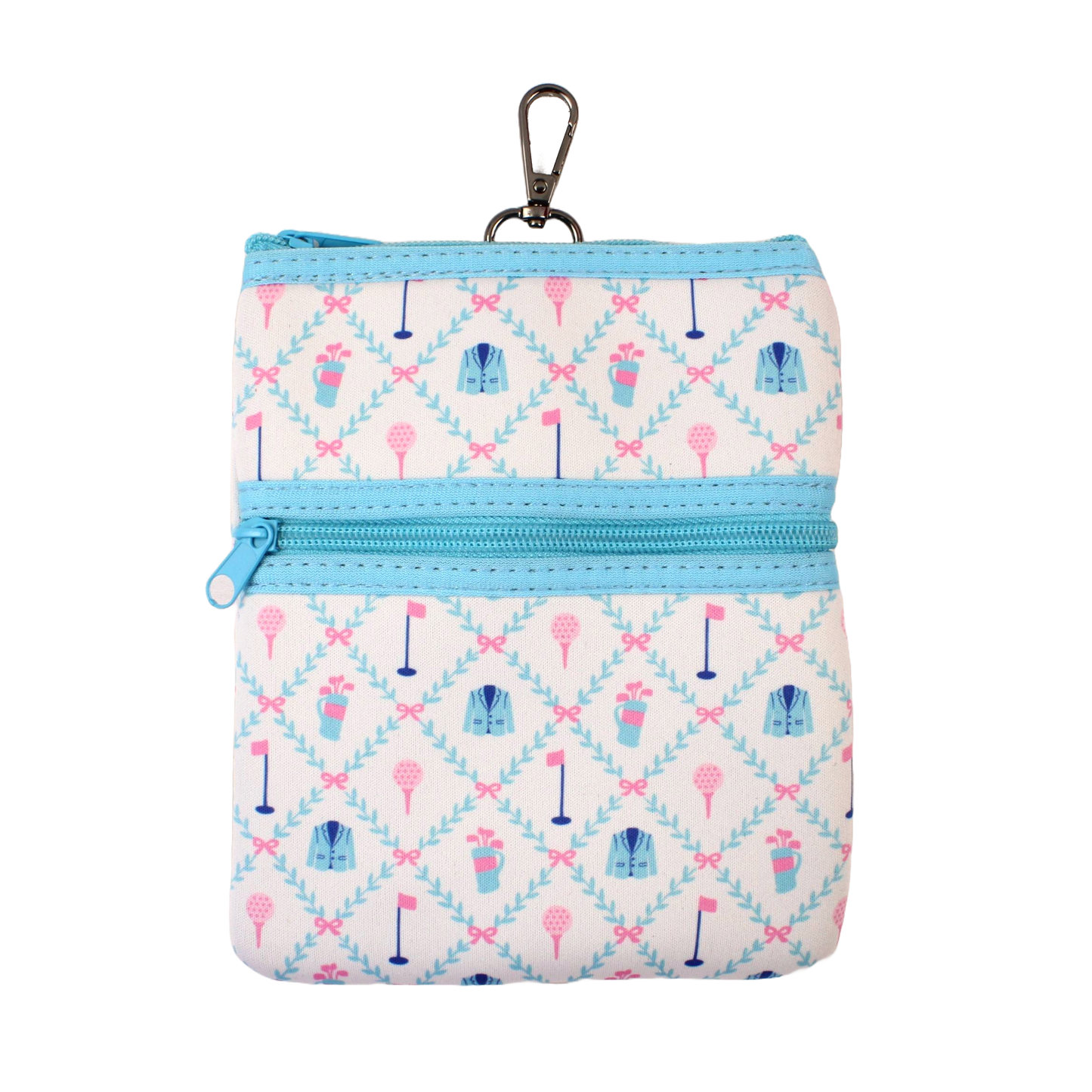 Double Zip Pouch - Clubhouse Classic