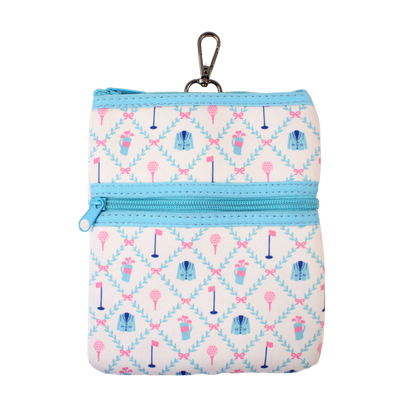 Double Zip Pouch - Clubhouse Classic