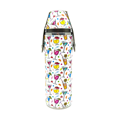 FORE Shot Flask with Shot Glasses - Bevies on the Turn