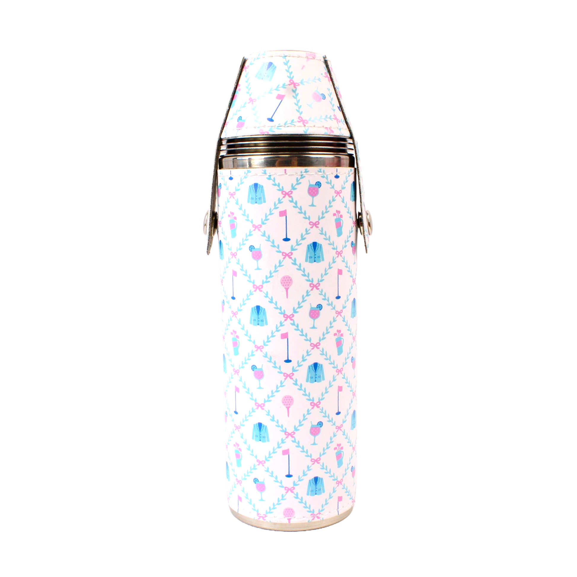 FORE Shot Flask with Shot Glasses - Clubhouse Classic – Best of Golf ...