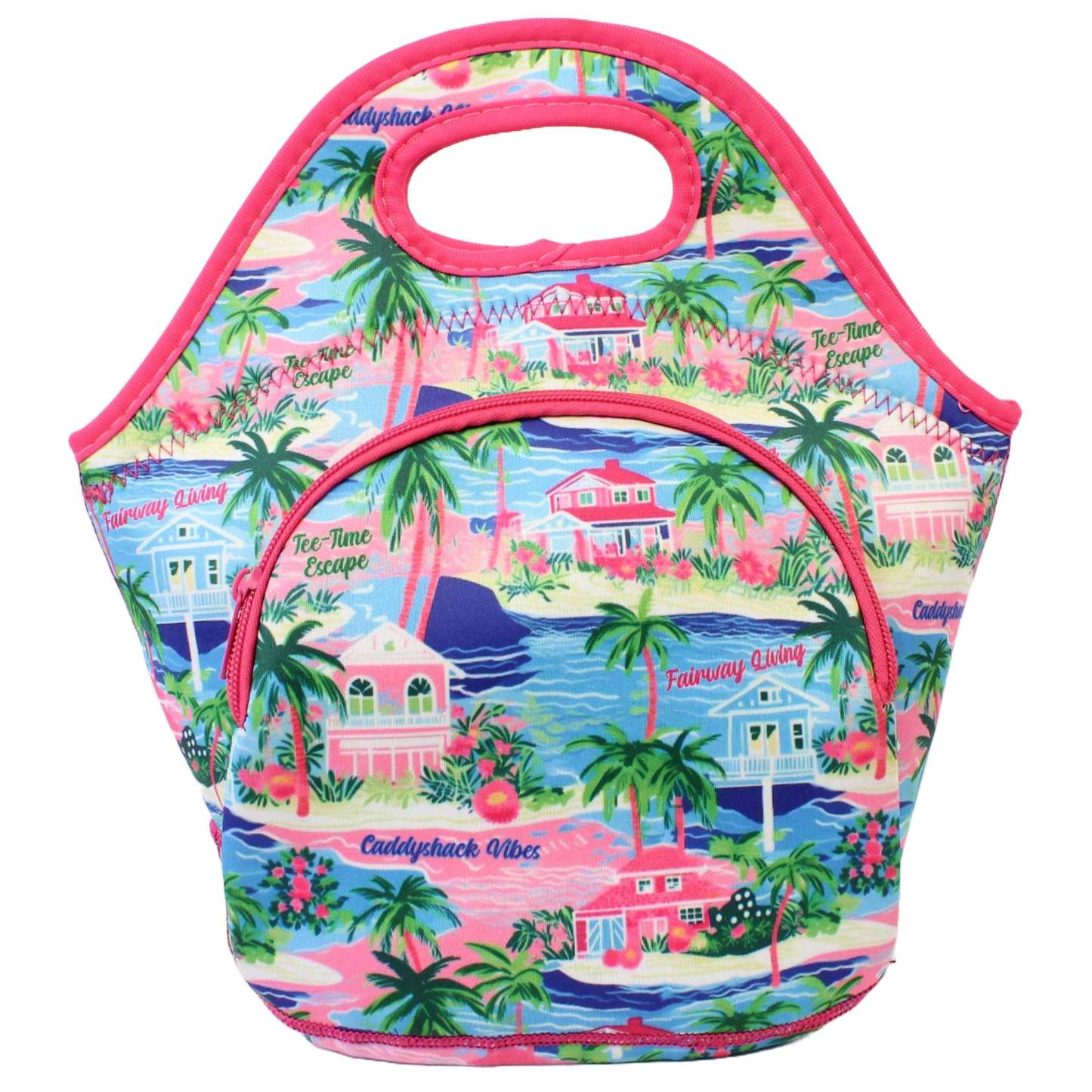 Neoprene Lunch Bag with Pocket - Fairway Living